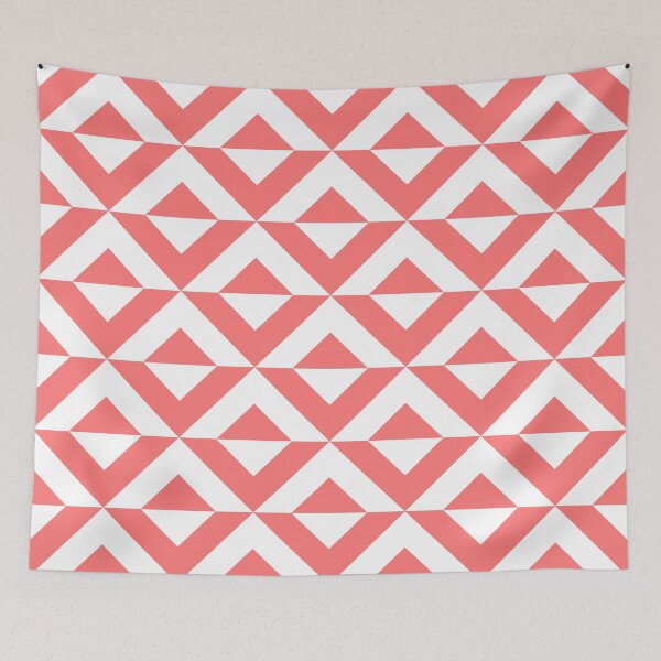 Item preview, Pink Square Diamond Chevron Pattern designed and sold by ImageNugget.