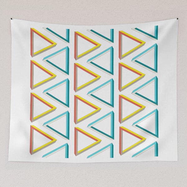 Item preview, Ultra geeky impossible triangle pattern. designed and sold by cesarpadilla.