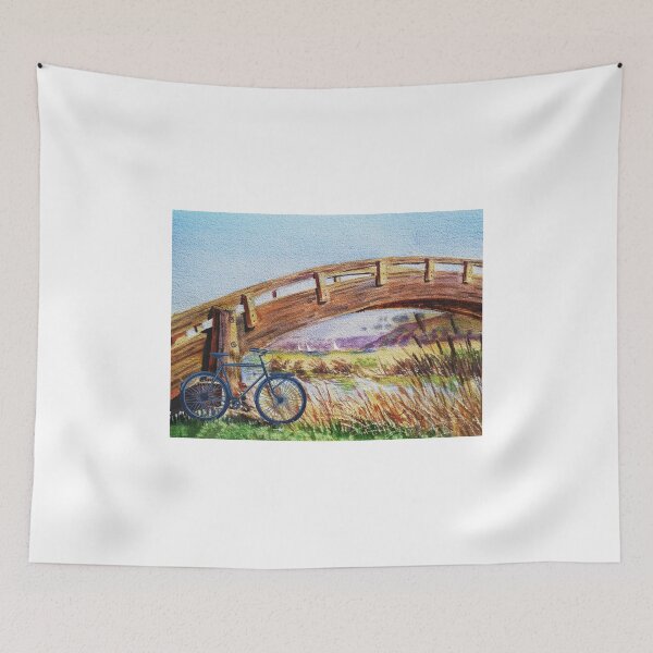 Item preview, Bicycle Bridge Marina  designed and sold by Irina Sztukowski.
