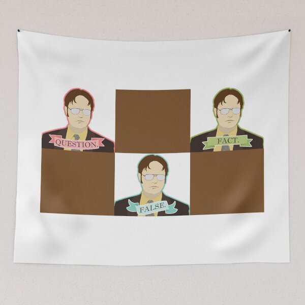 Item preview, Dwight - Fact, False, Question Part 1 designed and sold by pickledbeets.