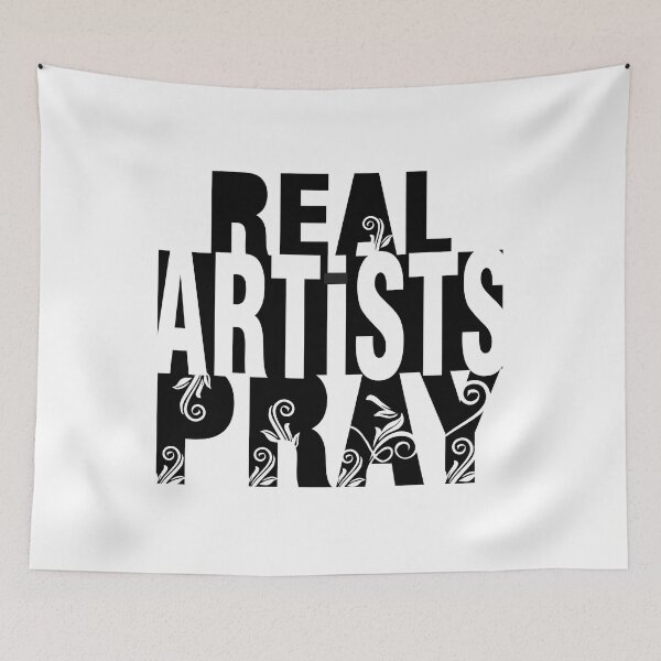 Aperçu de l'œuvre Real Artists Pray créée et vendue par Eli Avellanoza.