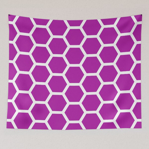 Item preview, Magenta Honecomb Pattern designed and sold by ImageNugget.