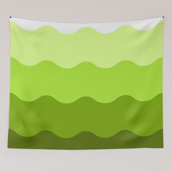 Item preview, LimeGreen Thick Ombre Waves designed and sold by ImageNugget.
