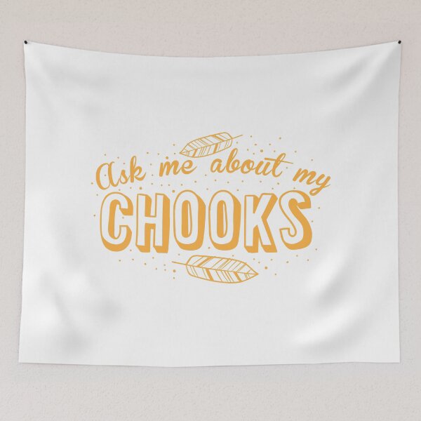 Item preview, Ask me about my CHOOKS cute funny chicken design designed and sold by jazzydevil.