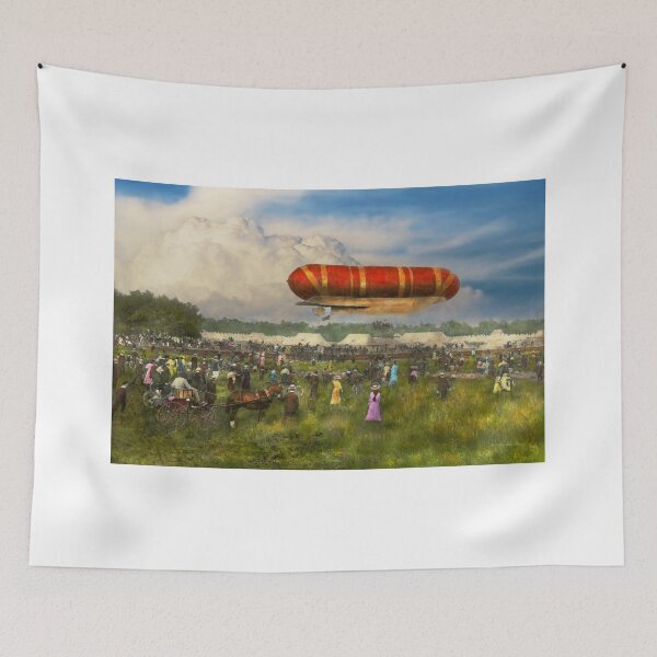 Item preview, Steampunk - Blimp - Launching Nulli Secundus II 1908 designed and sold by Mike Savad Photography.