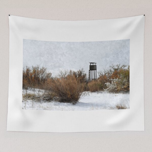 Item preview, Vintage Hunting House in Winter designed and sold by Annie Adkins.