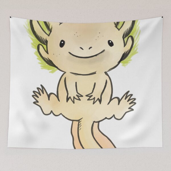 Item preview, Golden Axolotl- Watercolor Vector designed and sold by Kristina Savasta.