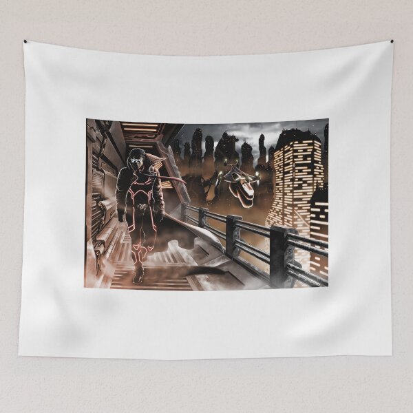 Item preview, Man walking in a sci-fy city designed and sold by Carlo-Velardi.