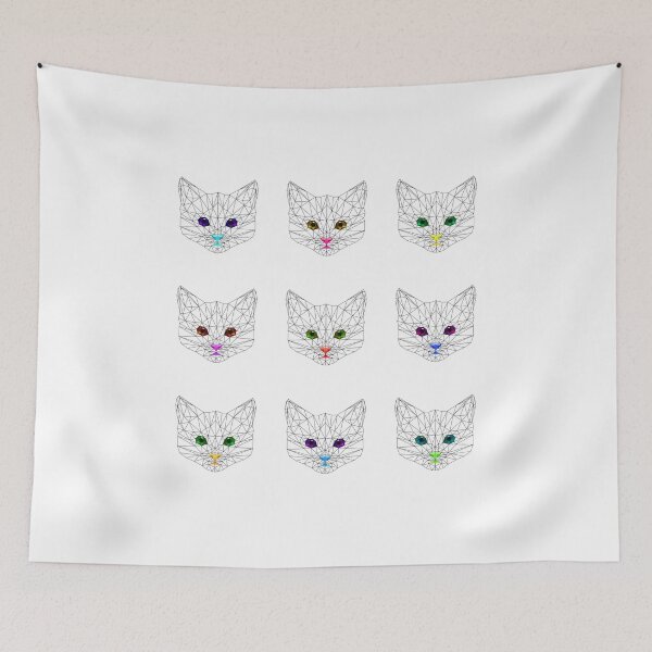 Item preview, Low Poly Cats designed and sold by Ariana Zhang.