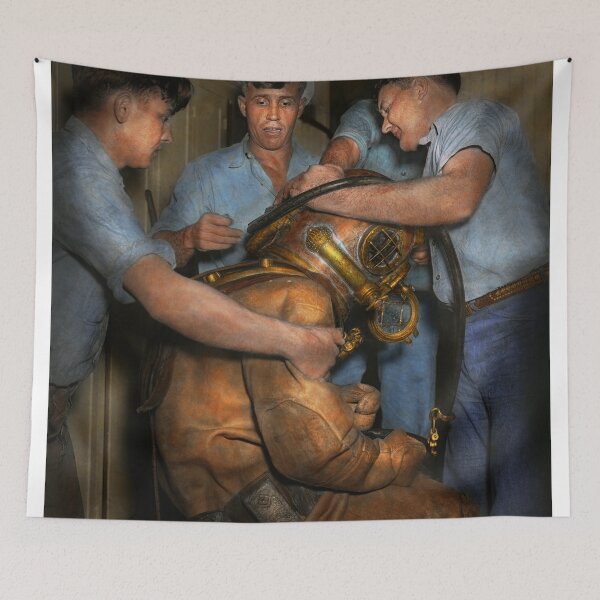 Item preview, Steampunk - Diver - A load off my shoulders 1936 designed and sold by Mike Savad Photography.