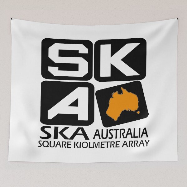 Item preview, Square Kilometer Array Australia Logo designed and sold by Nikki SpaceStuffPlus.