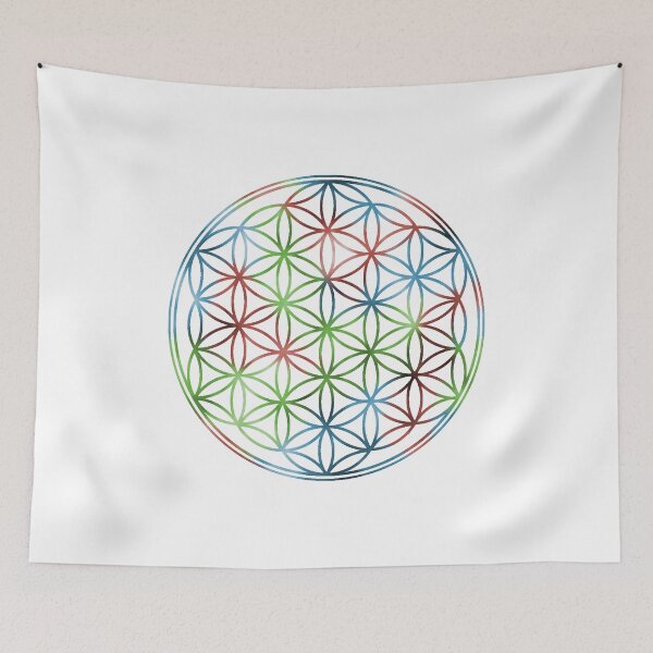 Item preview, Flower of Life (RGB) designed and sold by johngreene.