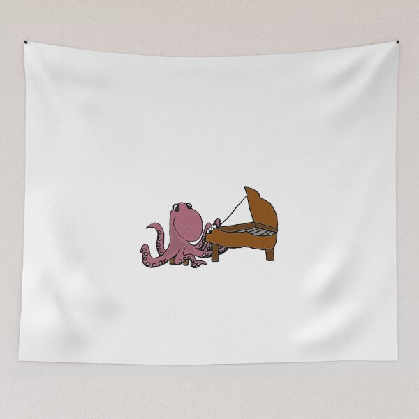 Item preview, Funky Cool Octopus Playing the Piano designed and sold by Nature's Fancy.