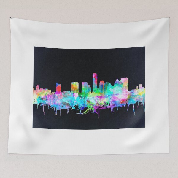 Item preview, Austin skyline watercolor 2 designed and sold by BekimART.