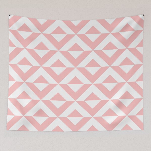 Item preview, LightPink Square Diamond Chevron Pattern designed and sold by ImageNugget.