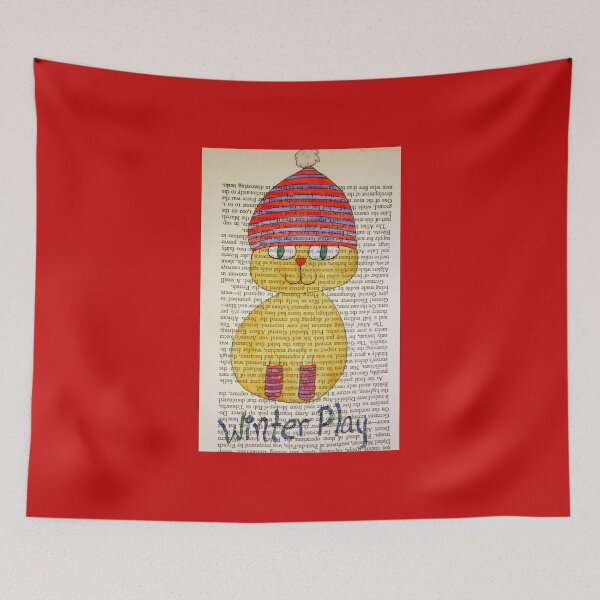 Item preview, Playful Winter Kitty designed and sold by Tricia Michael.