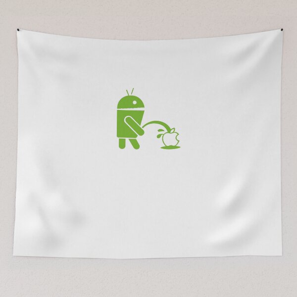 Item preview, Android Peeing On Apple Cool designed and sold by abah776.