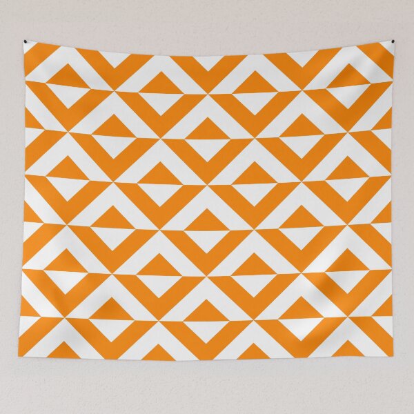 Item preview, Orange Square Diamond Chevron Pattern designed and sold by ImageNugget.