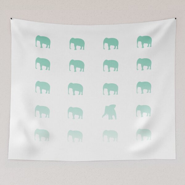 Item preview, Mint Elephants designed and sold by Susan Link.