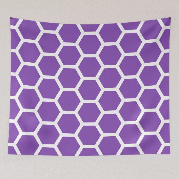 Item preview, LightPurple Honecomb Pattern designed and sold by ImageNugget.