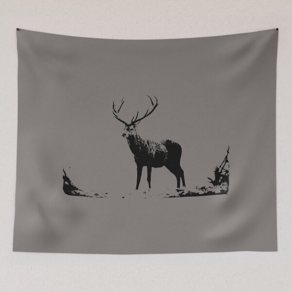 Item preview, stag in the forest designed and sold by izzykjb.