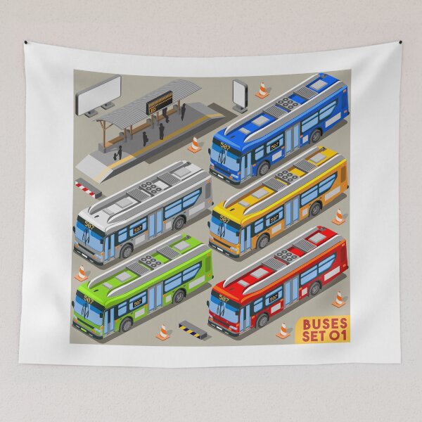 Item preview, City Bus Set designed and sold by aurielaki.
