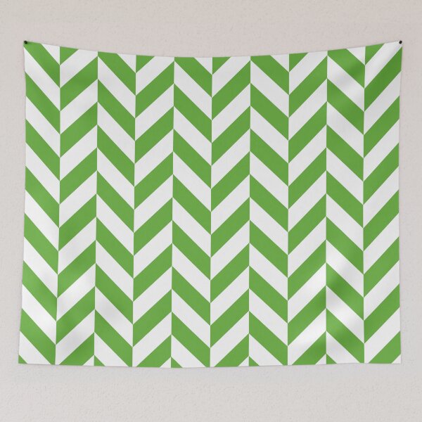 Item preview, GrassGreen Offset Chevrons designed and sold by ImageNugget.