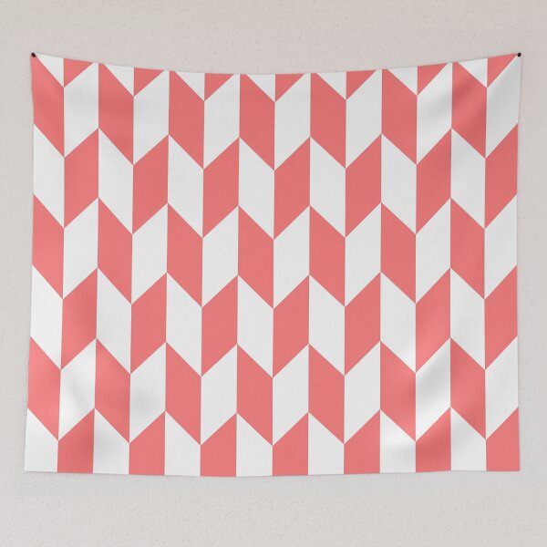 Item preview, Pink Thick Offset Chevrons designed and sold by ImageNugget.