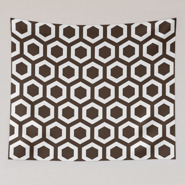 Aperçu de l'œuvre Chocolate Hexagons créée et vendue par ImageNugget.
