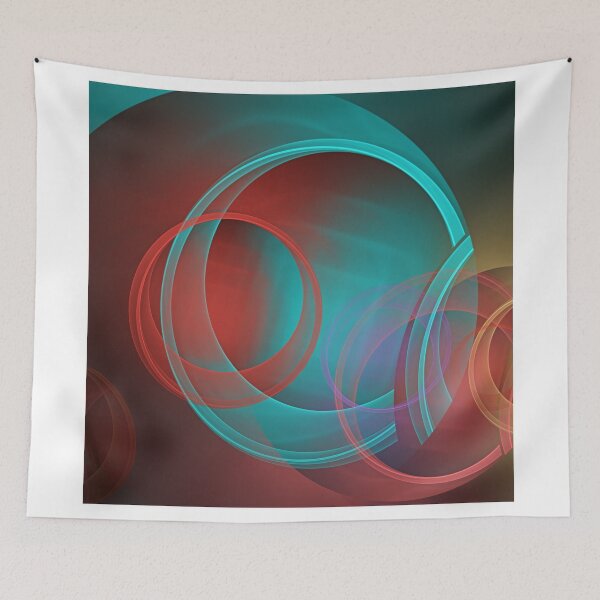 Item preview, Translucent circles fractal abstract designed and sold by walstraasart.
