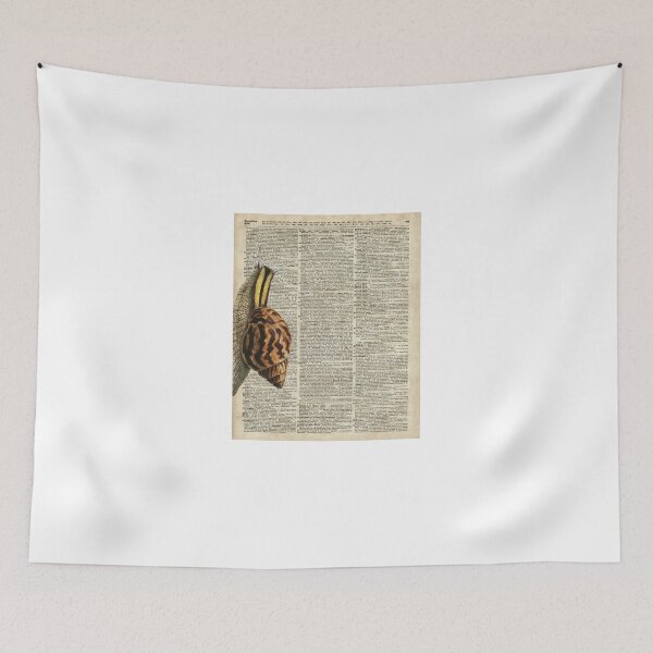 Item preview, Snail worm on Dictionary page designed and sold by DictionaryArt.