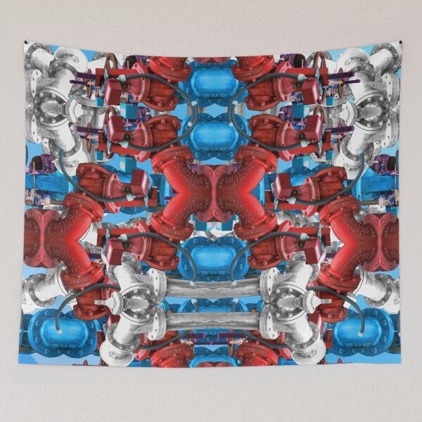 Item preview, Patriotic Pipes Duvet designed and sold by GolemAura.