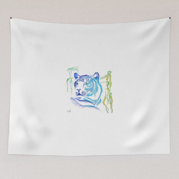 Item preview, White Tiger Ink Drawing designed and sold by ArniesArt.