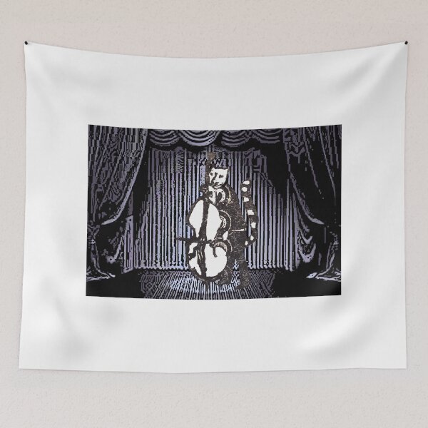 Item preview, Cat Performs On His Double Bass designed and sold by pinkyjainpan.