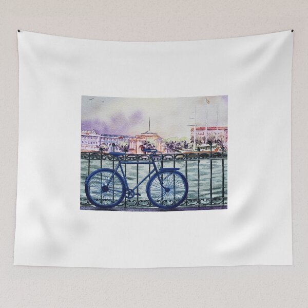 Item preview, Bicycle Ride To The City designed and sold by Irina Sztukowski.