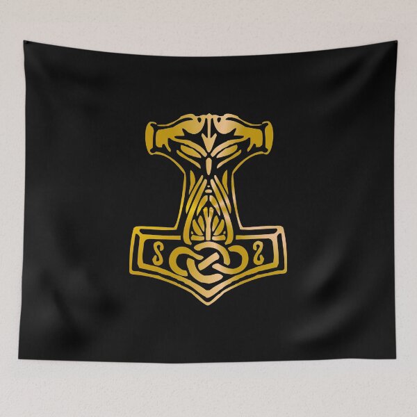 Item preview, Mjoelnir - The Hammer of Thor 04 designed and sold by wikingershirts.