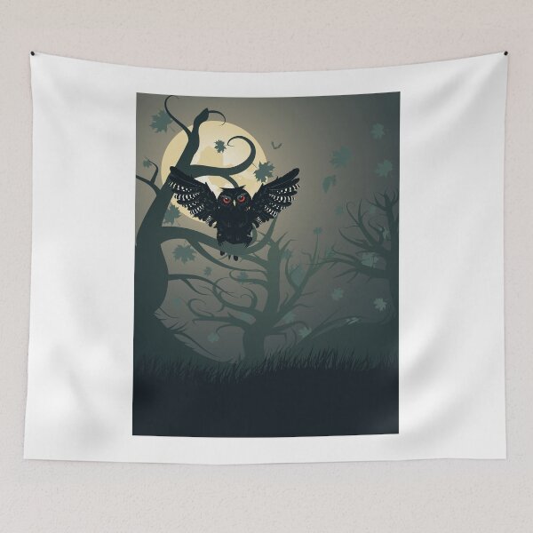 Item preview, Owl in the Night Forest 2 designed and sold by AnnArtshock.