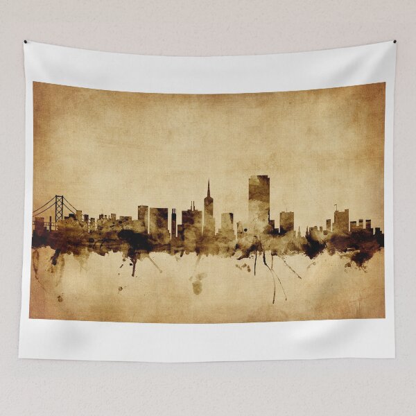 Item preview, San Francisco City Skyline designed and sold by ArtPrints.