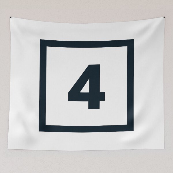 Item preview, Alphabet "4" designed and sold by Hell-Prints.