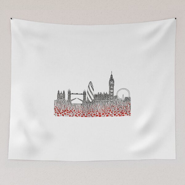 Item preview, Remember ( London poppies) designed and sold by sanyijudit.
