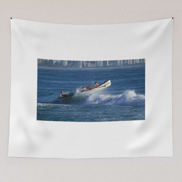 Item preview, Burleigh Heads - Mowbray Park Surf Boat Crew In Action #1 designed and sold by Noel Elliot.