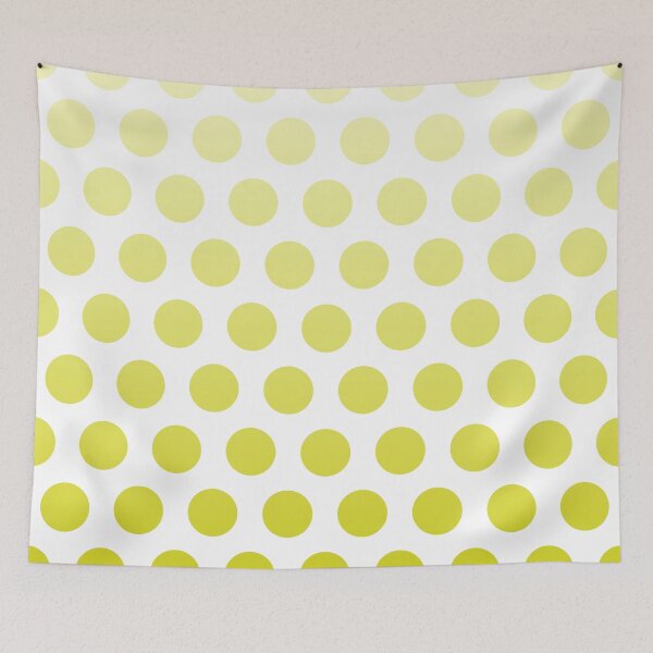 Aperçu de l'œuvre Chartreuse Ombre Polka Dots créée et vendue par ImageNugget.