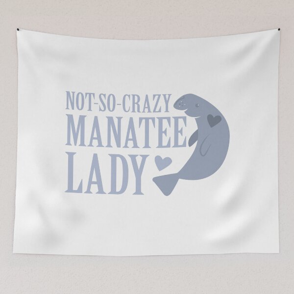 Item preview, NOT-SO-CRAZY manatee lady designed and sold by jazzydevil.
