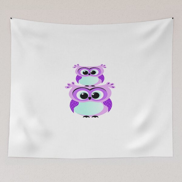 Item preview, Cartoon lilac owl designed and sold by MNA-Art.