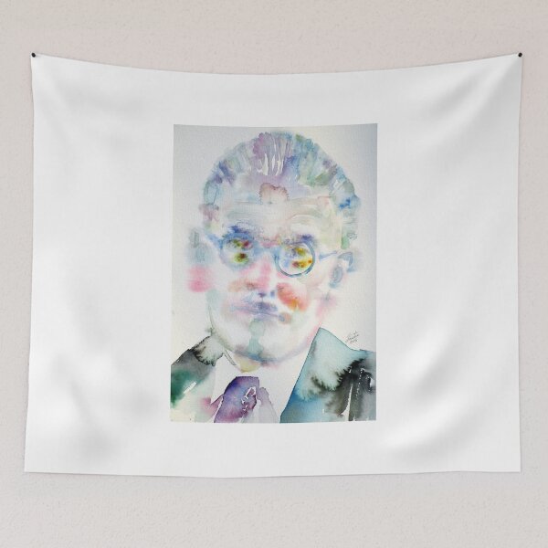 Item preview, JAMES JOYCE - watercolor portrait.4 designed and sold by lautir.