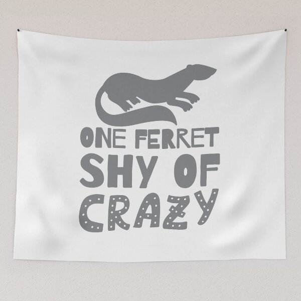 Item preview, One ferret shy of CRAZY designed and sold by jazzydevil.