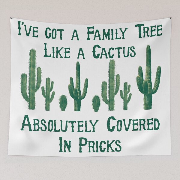 Item preview, Cactus Family Tree designed and sold by BigFluffyFozzie.