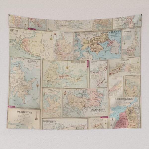 Item preview, Suburban Sydney maps  designed and sold by madewithslnsw.