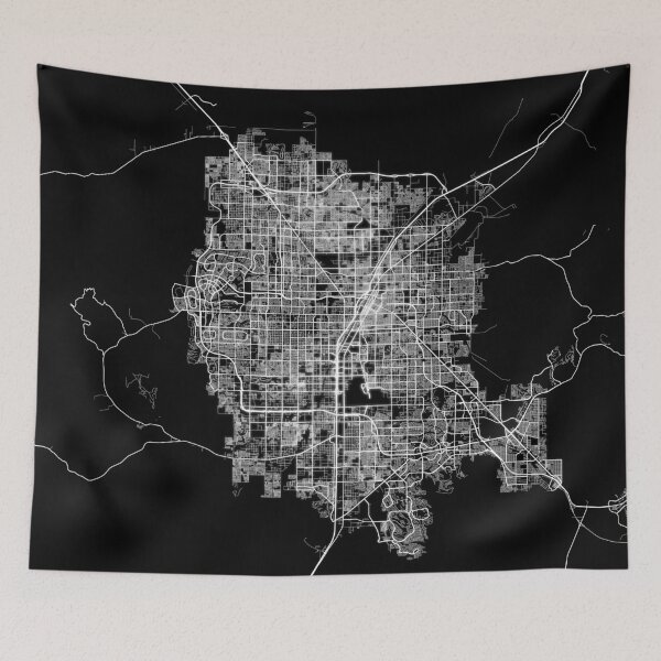Item preview, Las Vegas map designed and sold by linelinelines.
