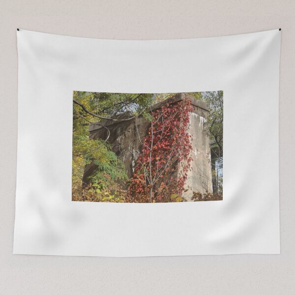 Item preview, Abandoned Pennsylvania Railroad Arch, Autumn Colors, Jersey City, New Jersey designed and sold by lenspiro.